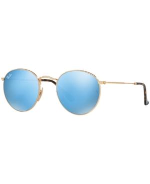 Ray-ban Sunglasses, Rb3447n 47 Round Metal