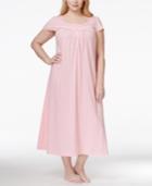 Charter Club Plus Size Cap-sleeve Nightgown, Only At Macy's