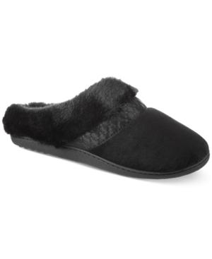 Isotoner Signature Women's Velour Diane Hoodback Slippers