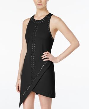 Xoxo Juniors' Studded Asymmetrical-hem Sheath Dress