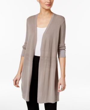 Alfani Petite Open-front Midi Cardigan, Only At Macy's