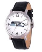 Gametime Nfl Seattle Seahawks Men's Shiny Silver Vintage Alloy Watch