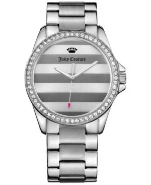 Juicy Couture Women's Laguna Silver-tone Stainless Steel Bracelet Watch 36mm 1901288