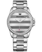Juicy Couture Women's Laguna Silver-tone Stainless Steel Bracelet Watch 36mm 1901288