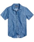 American Rag Men's Denim Jacquard Floral Shirt, Only At Macy's