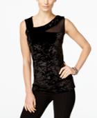 Inc International Concepts Velvet Illusion Top, Only At Macy's