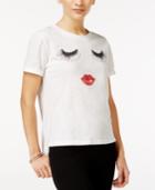 In Awe Of You By Awesomeness Tv Juniors' Embellished Graphic T-shirt