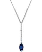 Danori Silver-tone Crystal Lariat Necklace, 16 + 1 Extender, Created For Macy's