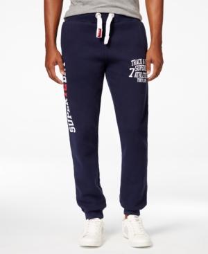 Superdry Men's Trackster Graphic-print Logo Joggers
