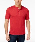 Club Room Men's Cotton Henley, Created For Macy's