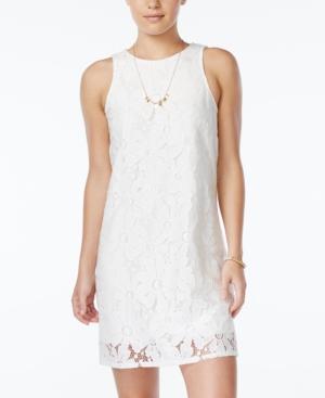 Speechless Juniors' Daisy Lace Sheath Dress