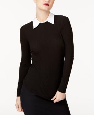 Trina Turk Layered-look Ribbed Top