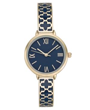 Charter Club Women's Gold-tone & Enamel Bracelet Watch 34mm, Created For Macy's