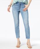 Style & Co Frayed Skinny Jeans, Created For Macy's