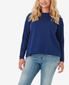 Jessica Simpson Juniors' Susie Plus Size Sweater-sleeve Top