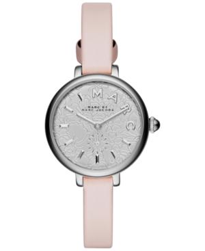 Marc By Marc Jacobs Women's Sally Pink Leather Strap Watch 28mm Mj1420