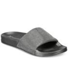 I.n.c. Metallic Slide Slippers, Created For Macy's