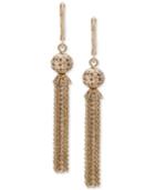 Lonna & Lilly Gold-tone Tassel Linear Drop Earrings
