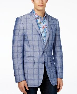 Tallia Men's Vince Slim-fit Plaid Sport Coat