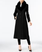 Forecaster Fox-fur-trim Wool-blend Maxi Coat