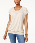 Jm Collection Blouson T-shirt, Only At Macy's