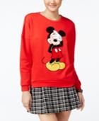Disney Juniors' Mickey Mouse Patch Graphic Sweatshirt