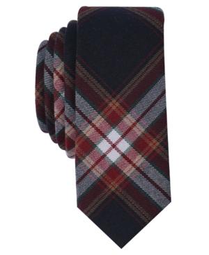 Original Penguin Men's Deming Plaid Skinny Tie