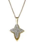 Effy Diamond Pendant Necklace (1/6 Ct. T.w.) In 14k Gold