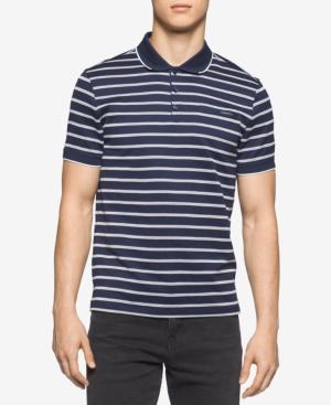Calvin Klein Men's Andrew Striped Polo