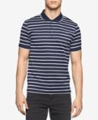 Calvin Klein Men's Andrew Striped Polo