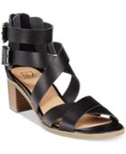 Material Girl Danee Block Heel City Sandals, Created For Macy's Women's Shoes