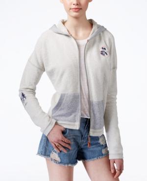 Roxy Juniors' Long-sleeve Front-zip Hoodie