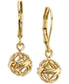 2028 Gold-tone Eurowire Drop Earrings, A Macy's Exclusive Style