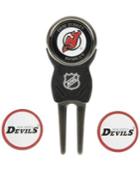 Team Golf New Jersey Devils Divot Tool And Markers Set