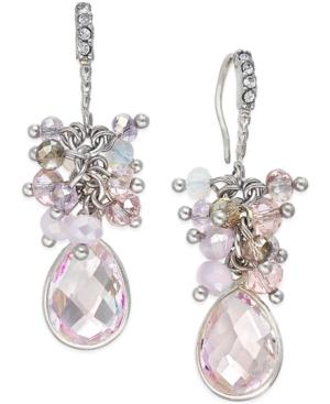 C.a.k.e. By Ali Khan Silver-tone Large Cluster Drop Earrings