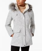 Nautica Faux-fur-trim Hooded Coat