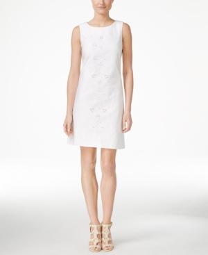Calvin Klein Lace Eyelet Sleeveless Sheath Dress