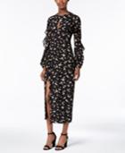 Bardot Floral-print Ruffled Maxi Dress