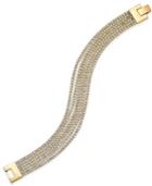 Charter Club Gold-tone Pave Multi-row Flex Bracelet, Only At Macy's