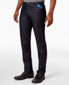 Hudson Nyc Men's Tiger Flower Classic-fit Stretch Embroidered Jeans