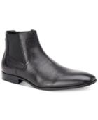 Calvin Klein Men's Clarke Tumbled Leather Dress Boots Men's Shoes