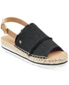 Tommy Hilfiger Women's Grove Slingback Espadrille Flatform Wedge Sandals Women's Shoes