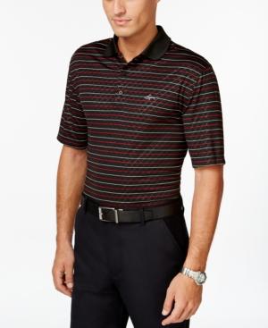 Greg Norman For Tasso Elba Big And Tall Embossed Multi-stripe Performance Polo, Only At Macy's