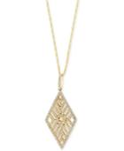 D'oro By Effy Diamond Geometric Pendant Necklace (5/8 Ct. T.w.) In 14k Gold