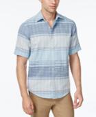 Tasso Elba Men's Plaid Short-sleeve Classic-fit Shirt, Only At Macy's