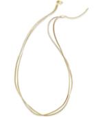 Thalia Sodi Gold-tone Flat Chain Two-row Long Necklace, Only At Macy's