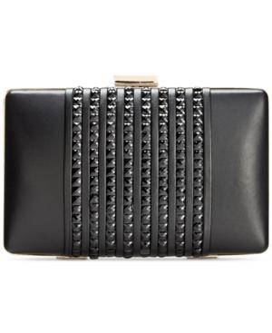 La Regale Rhinestone Stripe Minaudiere
