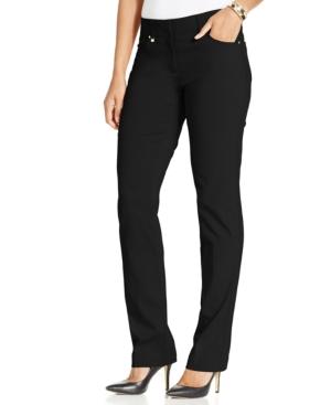 Jm Collection Petite Slim-leg Pants, Created For Macy's