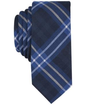 Bar Iii Men's Albina Plaid Skinny Tie, Created For Macy's