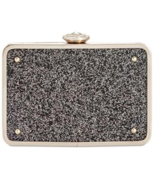 Inc International Concepts Black Glitter Clutch, Only At Macy's